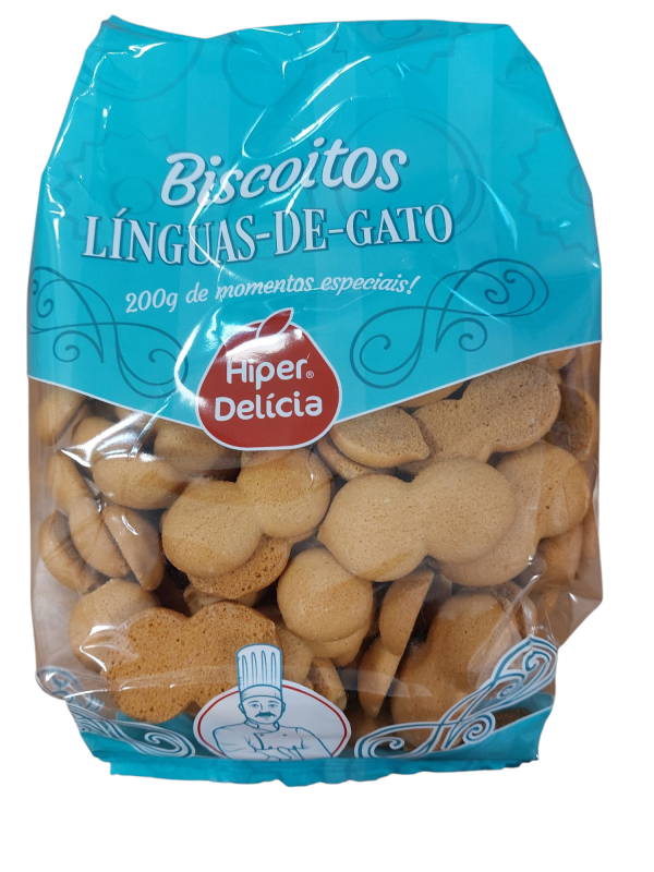 Biscoito lingua de gato