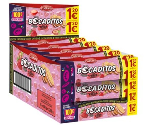 Bocaditos morango