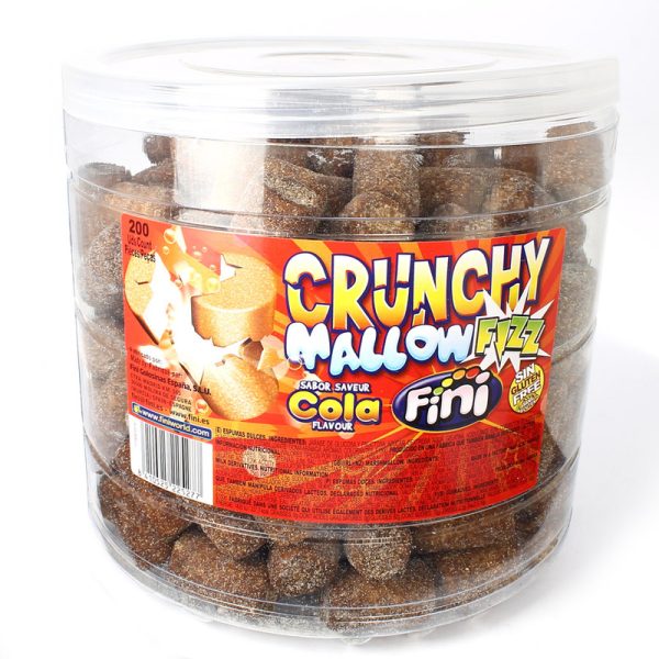 Crunchy mallow coca cola